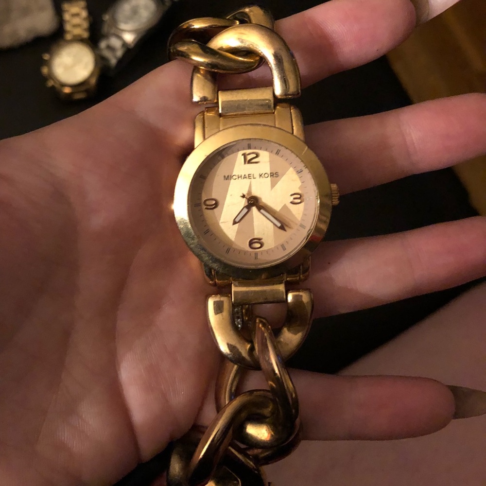 Rose gold Michael Kors watch
